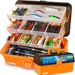 4-LAYER Tackle Box Fishing Kit W/ 547PCS Lures Pliers Hooks Accessories Us. Fixed Price $78.60.