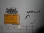 1,000 Mustad Size #9 Fly Tying Hooks Limerick Kroker Large Up Eye Tinned 7105. Fixed Price $49.99.