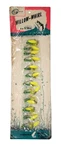 Willow-whirl Vintage Fishing Spinning Lure Card Of 12 Size 1/16 Oz. Fixed Price $21.99.