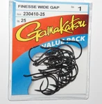 Gamakatsu Finesse Wide Gap Hooks Size 230410-25 Bass Senko Value Pack. Fixed Price $13.95.