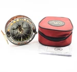 J.w. Young & Sons Bj Centerpin 2080 Fishing Reel. W/ Pouch.. Fixed Price $400.00.