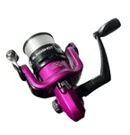 Zebco Slingshot Spinning Reel Purple 5.3:1 Gear Ratio 8 Lb Test Line Bb Drive. Fixed Price $11.99.