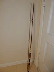 Vintage Heddon Pal Spinning Reel Fishing Rod #7145 2 Piece 7' Fiberglass. Fixed Price $49.99.