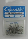 Gamakatsu 47109 #2 Round Bend Bronze Treble Hooks 9CT. Fixed Price $12.94.