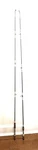 2 Vintage Shakespeare Spinning Fishing Rods. Fixed Price $35.00.