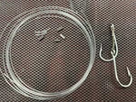 Big Game Fishing Trolling 7 Lure Rig Kit Tandem 10/0 Ss Hooks Line Crimp Chaffe. Fixed Price $12.99.