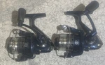 2 Reels Shakespeare Micro Series Spinning Ice Fishing Crappie Bream Trout.. Fixed Price $32.99.