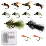 12PCS Fly Fishing Flies Kit Premium Hand-tied Assortment Dr.... Fixed Price $19.98.
