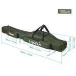 Lixada 90/120/150CM 3LAYER Fishing Pole Bag Portable Folding Rod Carry Case. Fixed Price $47.69.