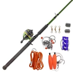 Zebco 606 Big Cat Spincast Reel & 7FT 2-PIECE Rod Combo W/ Tackle Kit. Fixed Price $80.93.