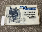 Fuji BT-50SA 50CC Rc Engine Blue W/ Cooling Fin Mounts And Pitts Muffler. Fixed Price $242.50.