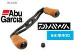Fits Shimano Daiwa Abu Garcia Cork Carbon Fiber Baitcaster Fishing Reel Handle. Fixed Price $32.45.