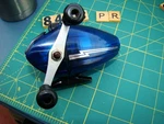 V8483 Pr Swede Made Usa Blue Turbocast 1000 Spincast Fishing Reel. Fixed Price $29.95.