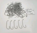 Mustad O'shaughnessy Jig Hooks 34184-DT 60 Size 7/0 (100 Bulk Pack ). Fixed Price $29.85.