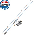 Sougayilang Fishing Reel Rod Combo 24TON Graphite Blanks 2-PIECE Spinning. Fixed Price $88.08.