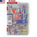 Saltwater Tackle Kit Striped Bass Fishing Includes 30 Hooks Rigs Utility Box New. Fixed Price $27.96.