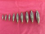 Inline Trolling Torpedo Fishing Sinkers Lead Weight 1 2 3 4 5 6 8 Oz. Fixed Price $34.20.