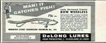 1957 Print Ad Rubbercor Twist Fishing Sinker Water Gremlin White Bear Lake,mn. Fixed Price $12.16.