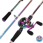 Sougayilang Fishing Rod And Reel Combo Medium Pole Baitcasting. Fixed Price $71.39.