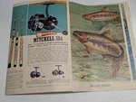 Garcia Collection Fishing Reels & Poles Sales Catalog Literature Pullout. Fixed Price $26.24.