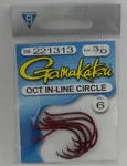 Gamakatsu 221313 3/0 6CT Red Octopus Line Point Circle Hooks. Fixed Price $7.43.