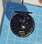 Used Martin MC56 Classic Fly Fishing Reel W/ Line. Fixed Price $35.00.