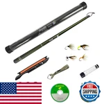 Eupheng Aventik Freshstart Tenkara Fly Fishing Rod Combodark GREEN2.4M/8FT. Fixed Price $65.80.
