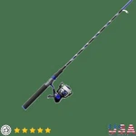 Splash Spinning Rod & Reel Combo 6FT Fiberglass Medium Light Fishing Gear New. Fixed Price $47.37.