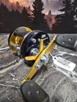 Fully Serviced Left Handed Abu Garcia Ambassadeur 5601C4 Reel. Fixed Price $90.00.