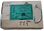 O. Mustad & Son Fishing Limerick Hooks Box Oslo Norway Qual 31110 4/0 Shank Bend. Fixed Price $21.79.