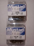 Mustad Carlisle 3191-BR Fishing Hooks Size 8 ( Packages Of 100 ). Fixed Price $25.00.
