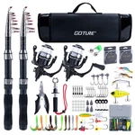 Goture Fishing Rod And Reel COMBOS-2PCS Telescopic POLE2PCS Pre-loaded. Fixed Price $121.02.