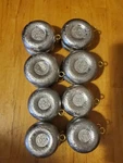 River / Coin Sinkers 8OZ And 10OZ Each Lead Fishing Weights 16 Total. Fixed Price $35.00.