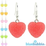 Bluebubble My Sweet Shop Sugar Candy Heart Earrings Funky Cute Kitsch Retro. Fixed Price $6.73.
