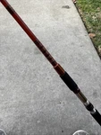 Vtg Daiwa Vip 73D Ft Diamond Wrap 1-PIECE Fishing Rod Medium Heavy Fast Action. Fixed Price $150.00.