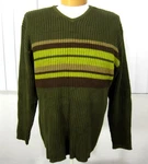 American Eagle Outfitters Cotton Long Sleeve Sweater Size Large Green Neck. Fixed Price $23.99.
