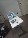 Spinning Fishing Rod Abu Garcia 6' Med 6-12LB And Reel Cardinal 103. Fixed Price $52.00.