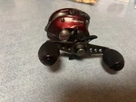 Quantum Kinetic Kt 100S Pt 6.3:1 Red Baitcast Fishing Reel Right Handed. Fixed Price $64.00.