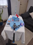 New Baitcasting Fishing Rod Zebco Splash 6'MED 6-14LB And Reel Outdoors. Fixed Price $45.00.