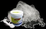 Ahi CN-710 700 Series Pro Guide Clear Mono Cast Net Ft Radius 1/2" Mesh. Fixed Price $217.93.