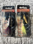 Lot Of 2 Gitzit Inc. Small Fry Spinner 1/4 Sz. Fishing Lure! 41446,41477. Fixed Price $7.00.