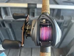 Kunnan Classic 96 Baitcast Reel Combo 7.3:1 Carbon Fiber Rod Cork Handle. Fixed Price $250.00.
