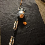 Zebco Bill Dance Spincast Reel & Fishing Rod COMBO,5-FOOT,2 Piece 8 Lb Line. Fixed Price $17.00.