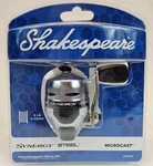 Shakespeare Synergy Steel Microcast Fishing Reel; New Package. Fixed Price $19.95.