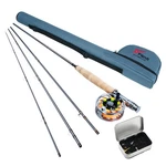 Fly Fishing Rod Reel 9FT 5/6WT 4 Section Portable Cnc Aluminum Fans Combos. Fixed Price $259.99.