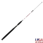 6FT6IN Big Game Casting Rod One Piece Medium Heavy Fishing Durable Guides Us. Fixed Price $63.18.