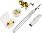 1 Pc Mini Pen Fishing Rod Reel Combo Telescopic Portable Pocket Kit. Fixed Price $29.99.