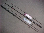 2 New Zebco Rhino Tough 6'6" Spinning Rod Medium Action. Fixed Price $69.95.