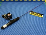 Ht Enterprise Ice Fishing Spinning Rod And Reel Combination CR-24ULSC. Fixed Price $24.99.