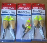 3 Pkg. Assorted Sizes Vintage Balsa Spring Fishing Floats Eagle Claw. Fixed Price $12.95.